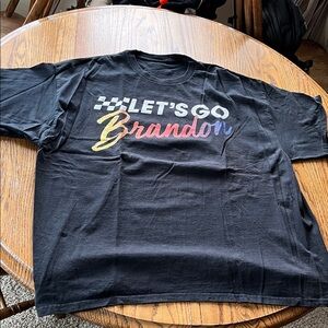 Gildan Black T-Shirt with Multicolor Graphic